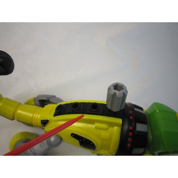 Mattel Dreamworks Dinotrux REVVIT Reptool 11" Figure 2015 - Incomplete - Works - Picture 10 of 11